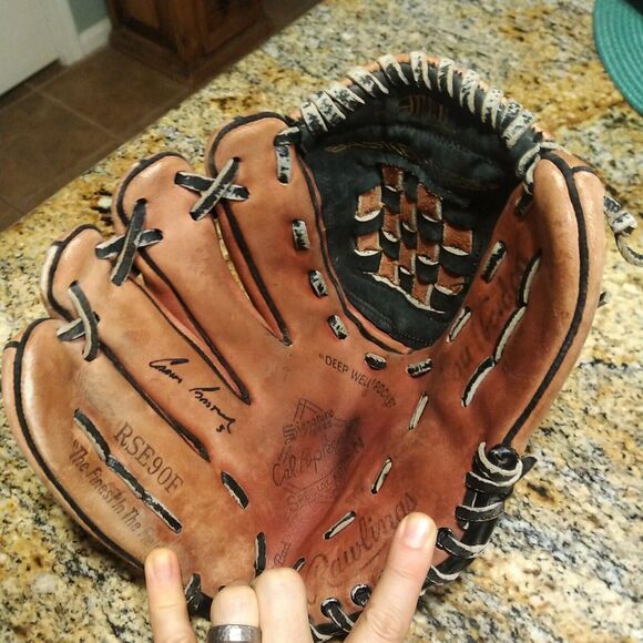 Rare Rawlings RSE90 F Cal Ripkin Jr Special Ed. Signed Unknown Baseball Glove - Picture 3 of 12